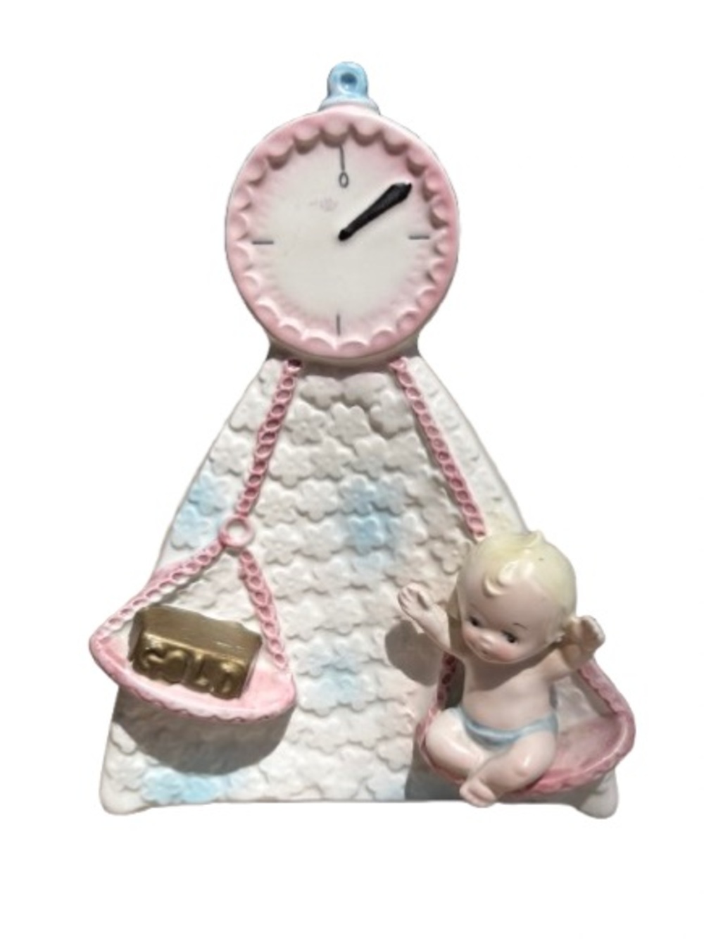 Vintage Samson Import Co. 1967 Baby Scale Planter 5449A Kitschy Nursery NO Chips